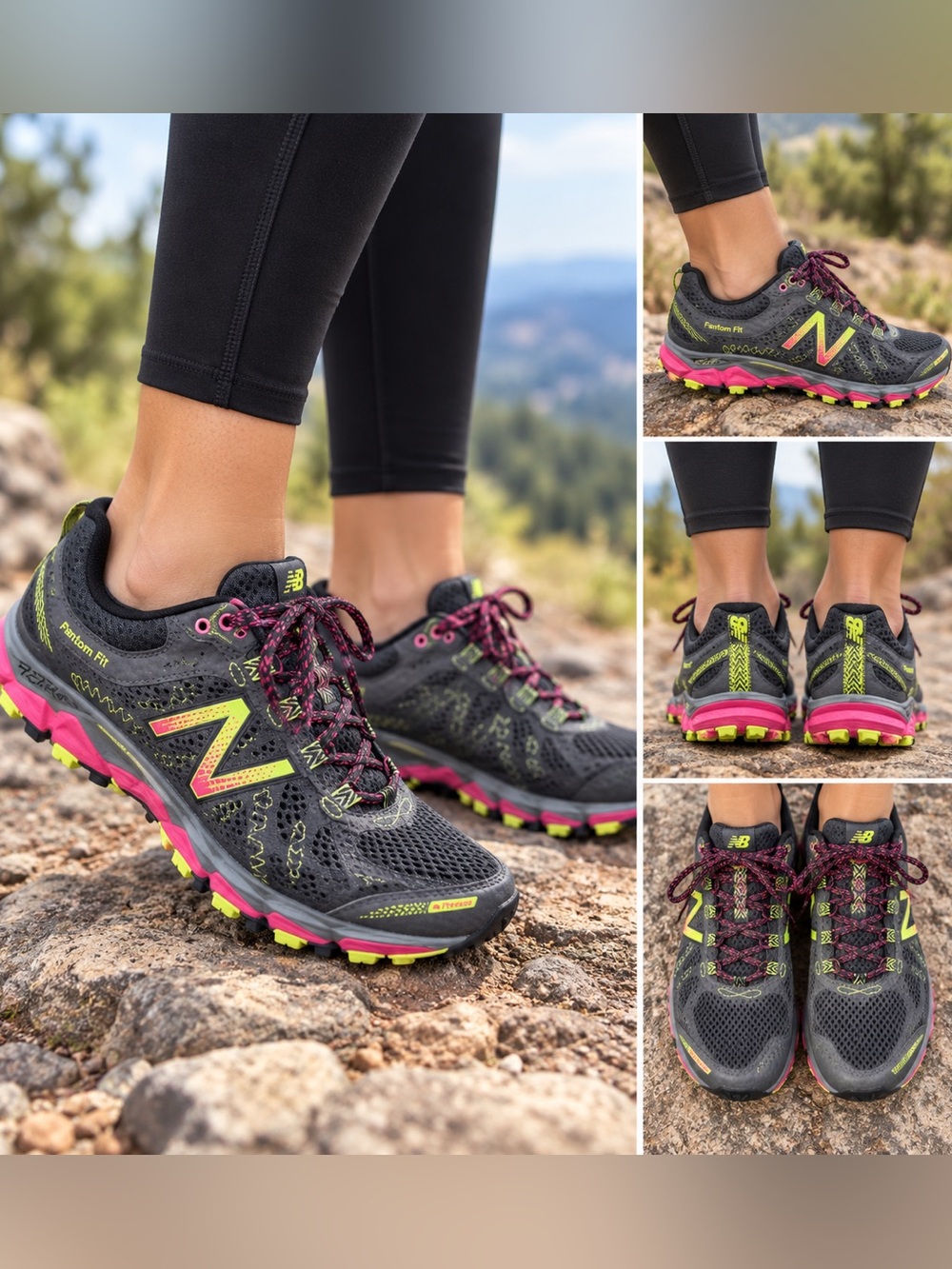 New Balance Minimus Trail Running Shoes Black Pink Women’s